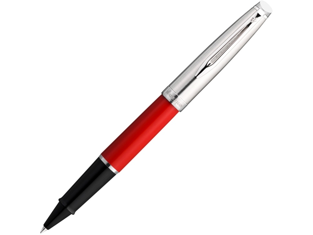 Ручка-роллер Embleme, красный, серебристый, металл