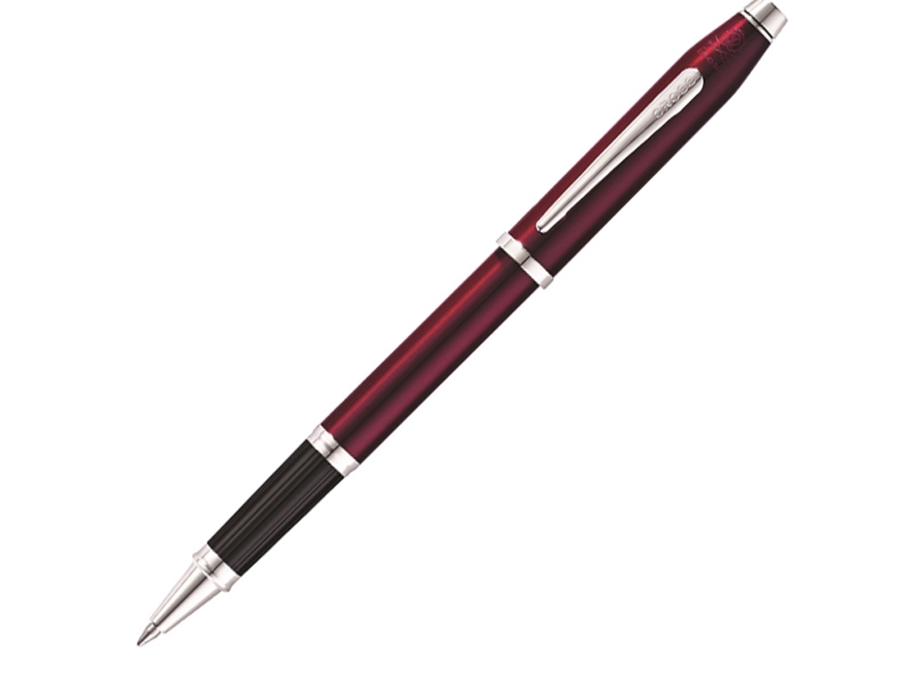 Ручка-роллер «Century II», черный, серебристый, бордовый, металл