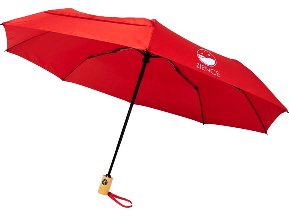 Складной зонт «Bo», красный, полиэстер