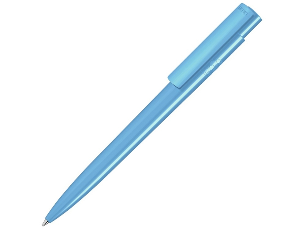 Ручка шариковая из переработанного термопластика «Recycled Pet Pen Pro», голубой, пластик