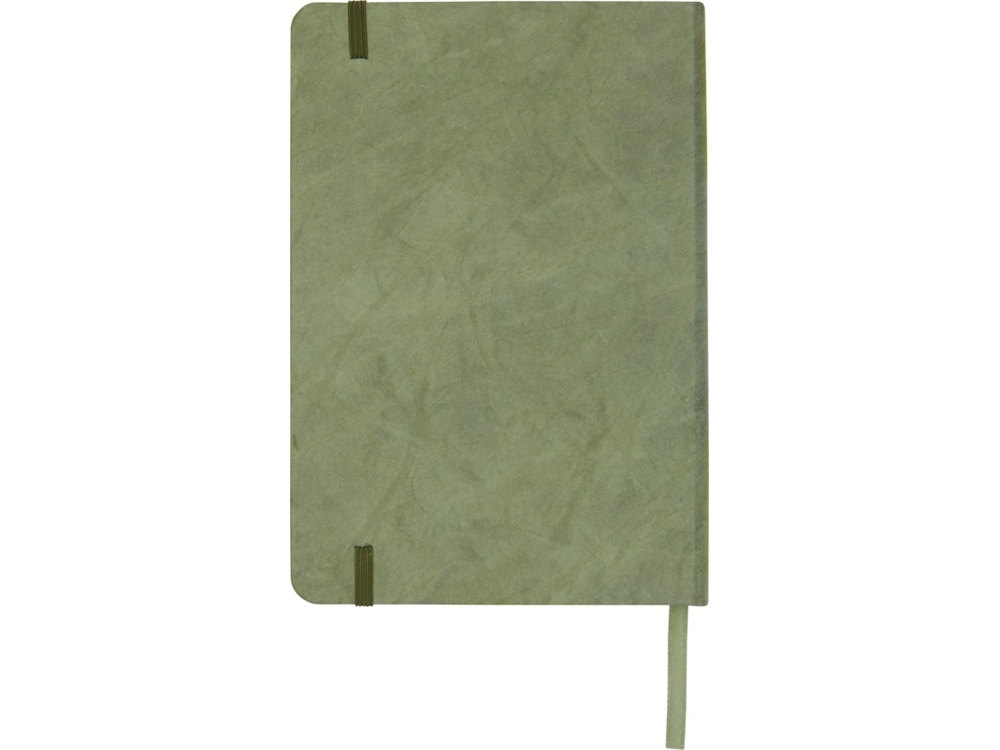 Блокнот A5 «Breccia» с листами из каменной бумаги, зеленый, бумага