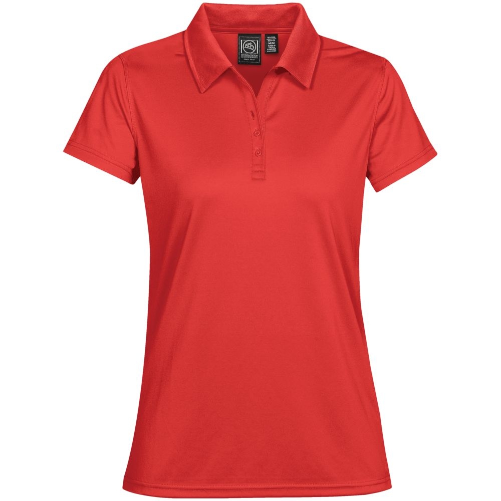 Рубашка поло женская Eclipse H2X-Dry, красная, красный, хлопок