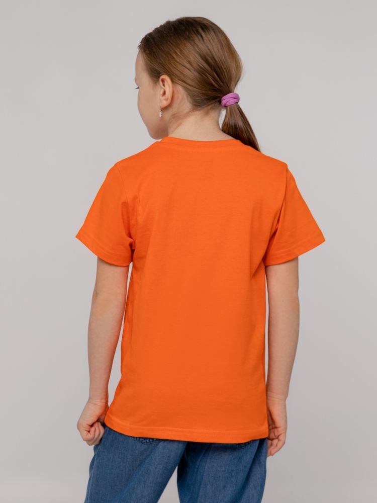 Футболка детская T-Bolka Kids, оранжевая, оранжевый, хлопок
