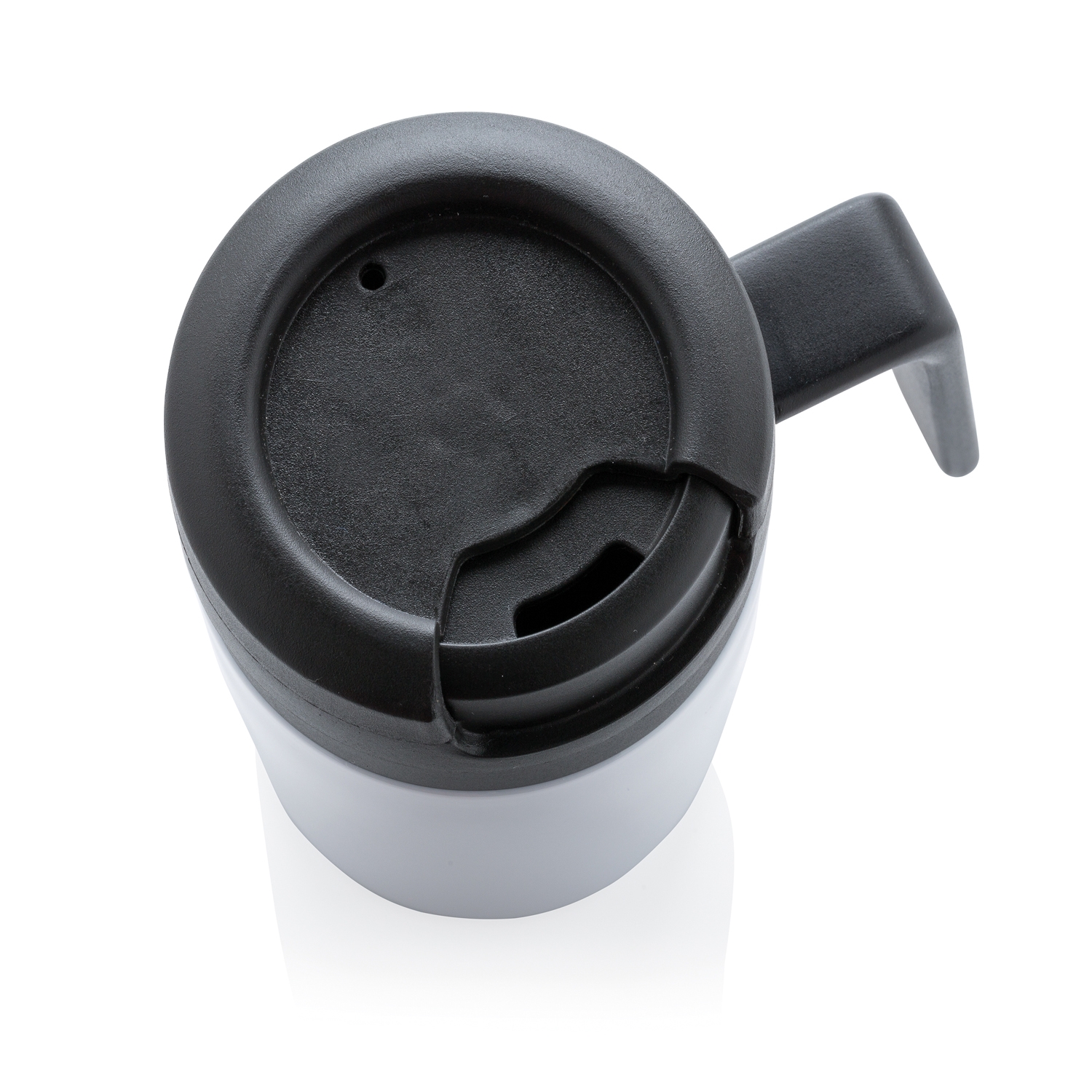 Термокружка Coffee-to-go, белый, pp; нержавеющая сталь