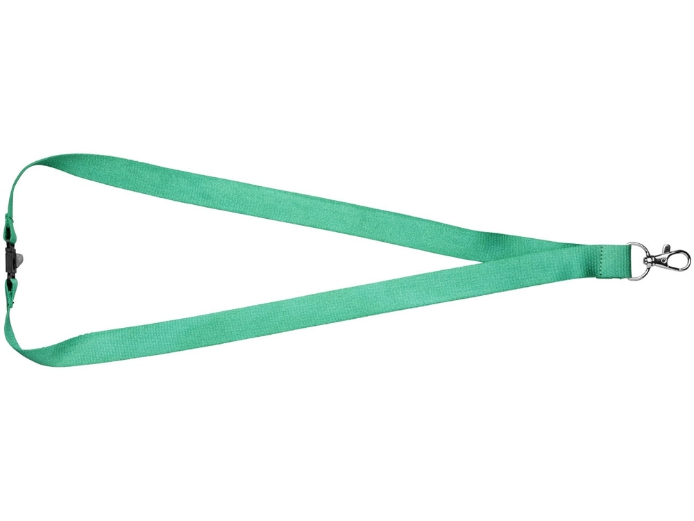 Шнурок «Julian» с предохранительным зажимом, зеленый, хлопок