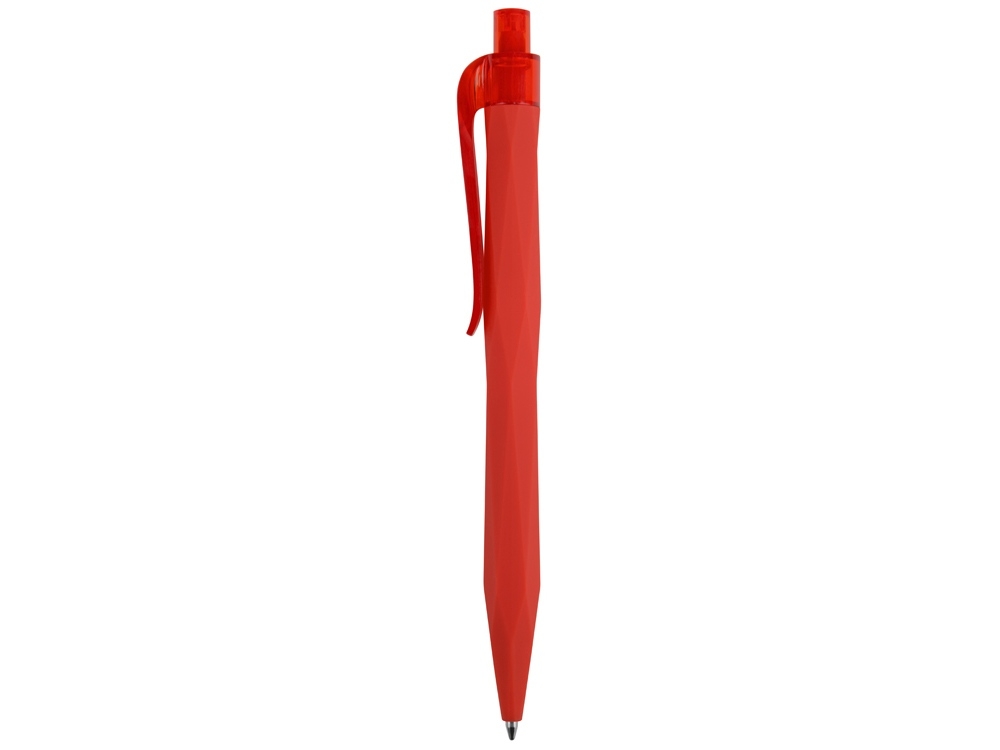 Ручка пластиковая шариковая Prodir QS 20 PRT «софт-тач», красный, soft touch