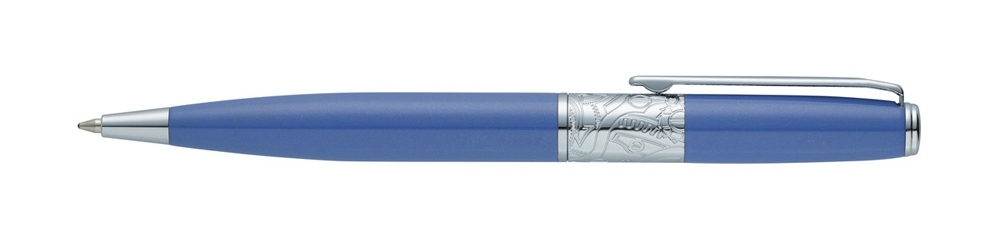 Ручка шариковая «Baron», фиолетовый, серебристый, металл