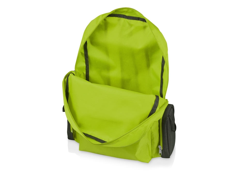Рюкзак «Fold-it» складной, зеленый, полиэстер