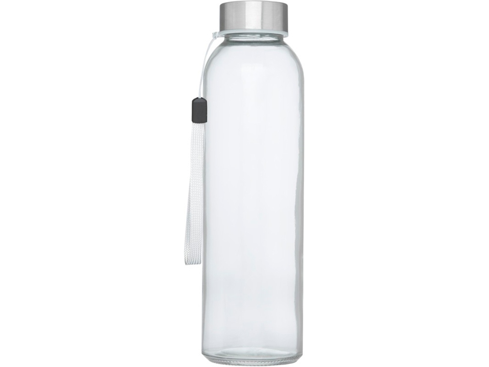 Бутылка спортивная «Bodhi» из стекла, белый, металл, неопрен
