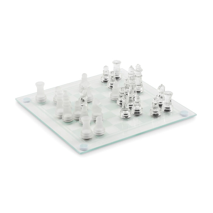 Шахматы стеклянные, прозрачный, стекло
