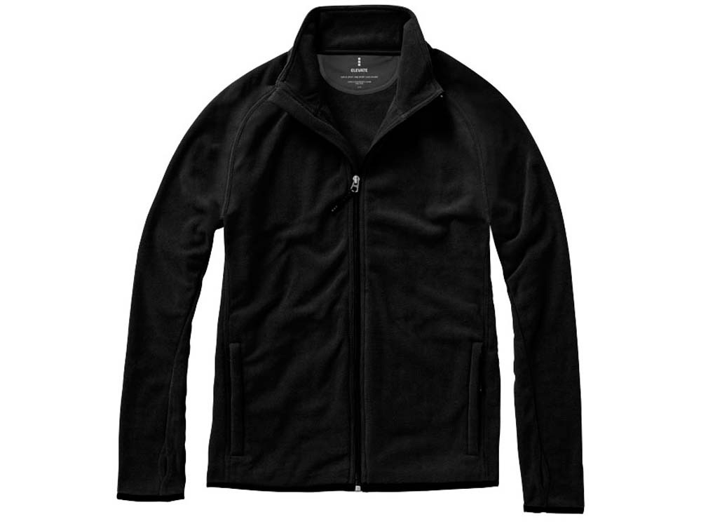 Куртка флисовая "Brossard" мужская, черный, полиэстер, флис