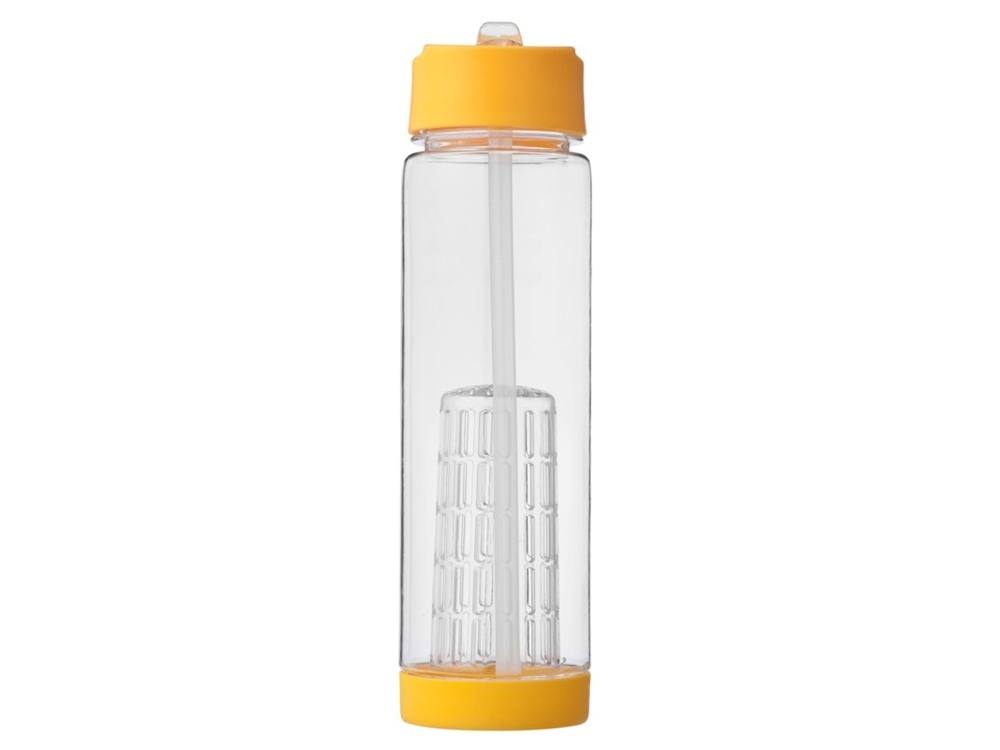 Бутылка «Tutti Frutti», желтый, прозрачный, пластик