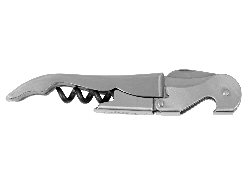 Нож сомелье из нержавеющей стали Pulltap's Inox, черный, серебристый, металл