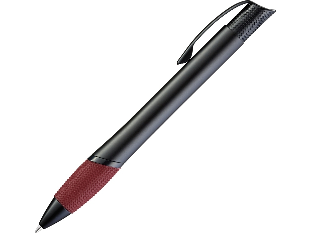 Ручка шариковая металлическая «Opera М», черный, красный, металл, каучук
