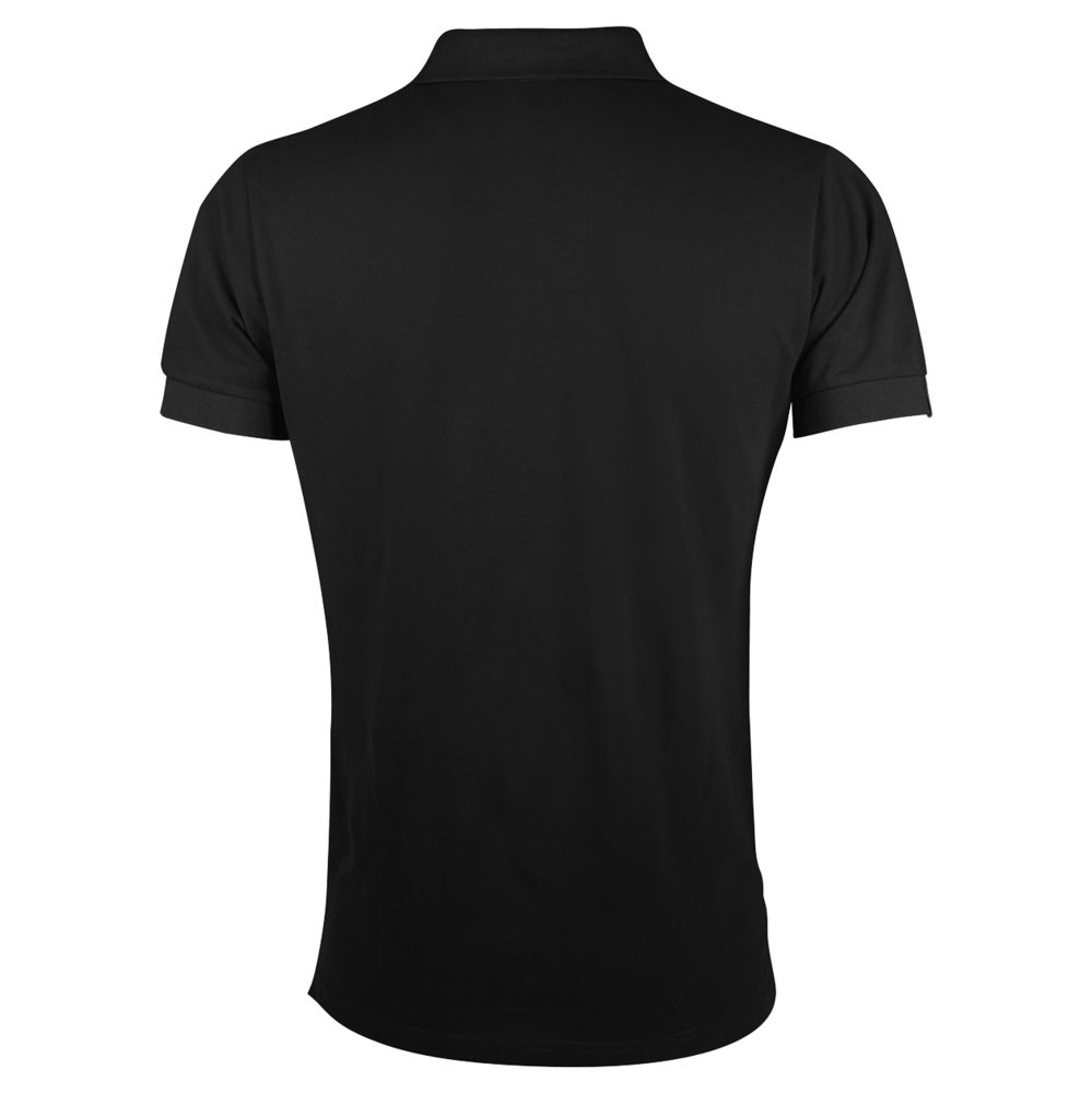 Рубашка поло мужская Portland Men 200 черная, черный, хлопок
