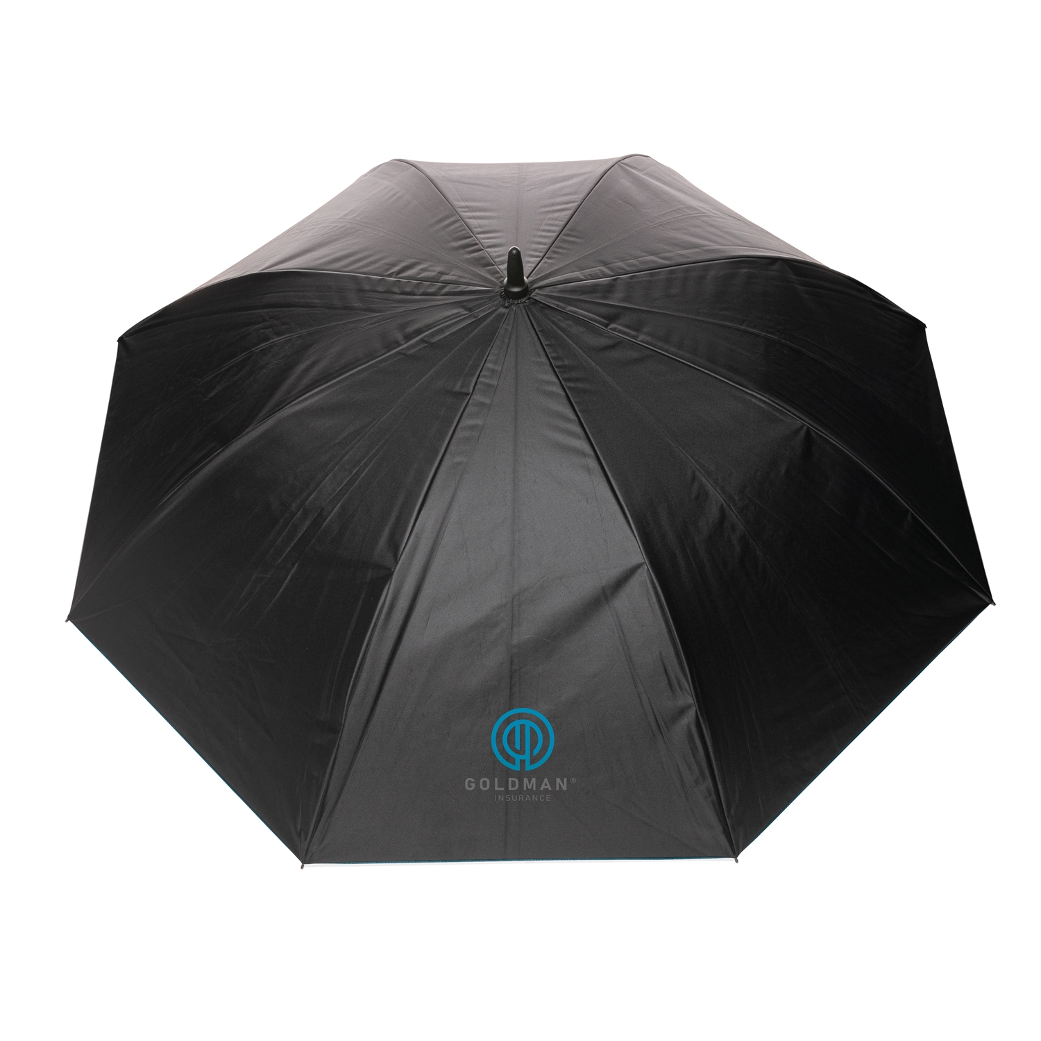 Двухцветный плотный зонт Impact из RPET AWARE™ с автоматическим открыванием, d120 см, rpet; металл