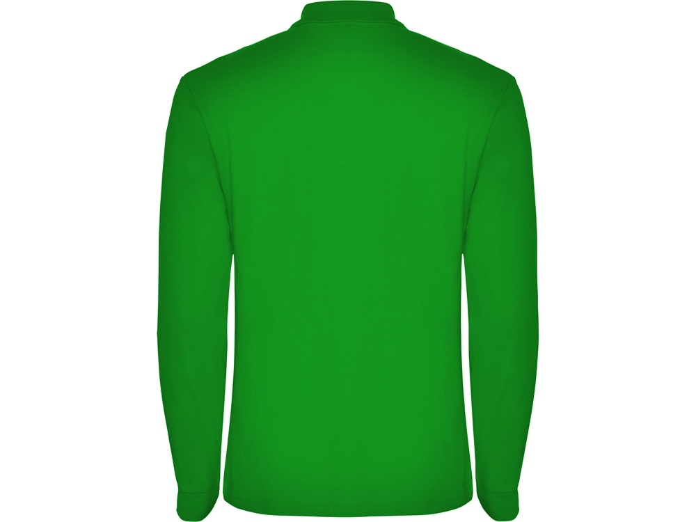 Рубашка поло «Estrella» мужская с длинным рукавом, зеленый, хлопок