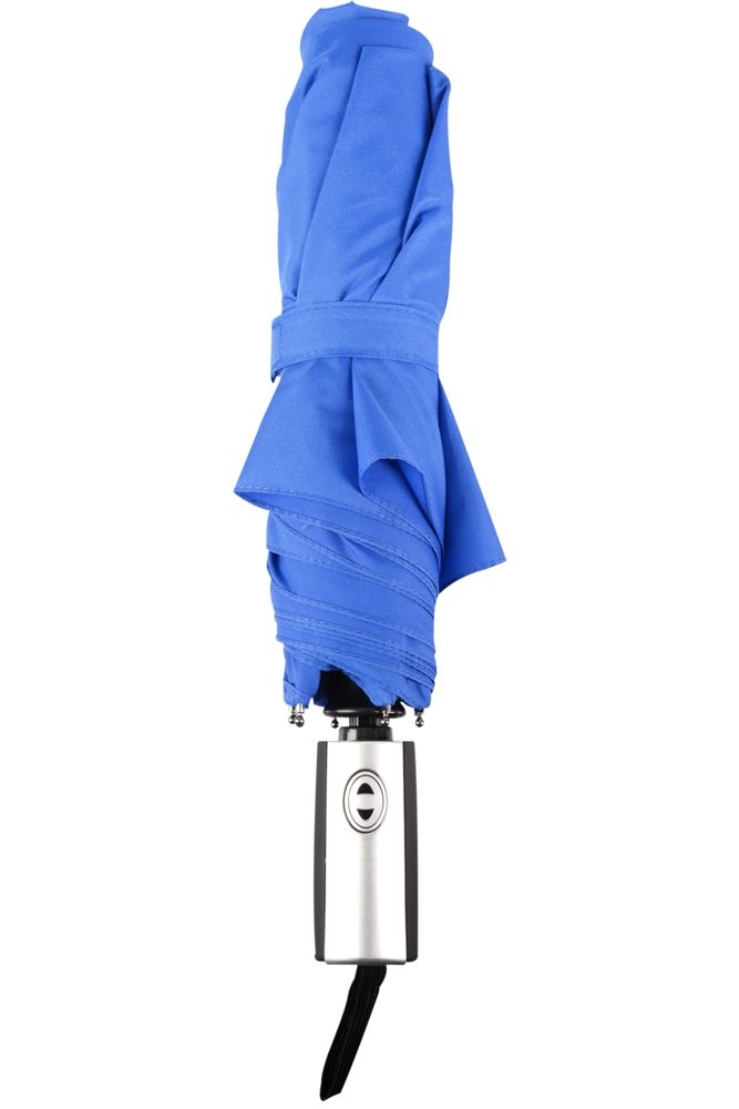 Зонт складной Fiber, ярко-синий, синий, 190t; ручка - пластик, купол - эпонж
