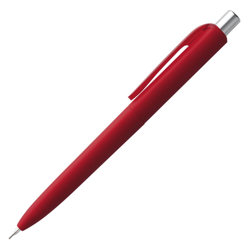 Карандаш механический Prodir DS8 MRR-C Soft Touch, красный, красный, пластик; покрытие софт-тач