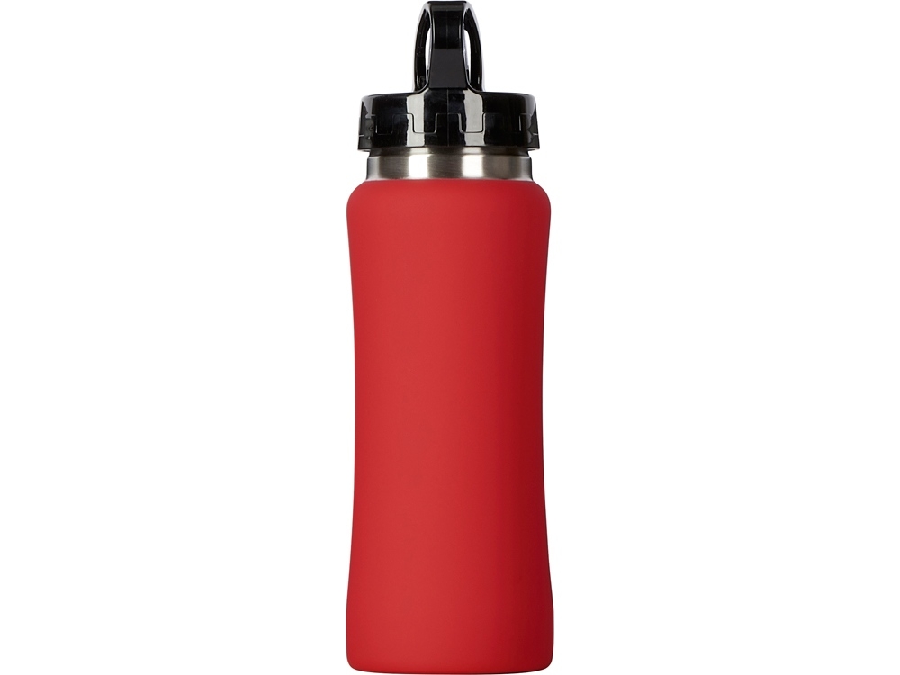 Бутылка для воды «Bottle C1», soft touch, 600 мл, красный, металл, soft touch