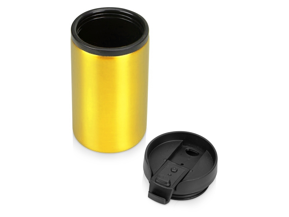 Термокружка «Jar», желтый, пластик, металл