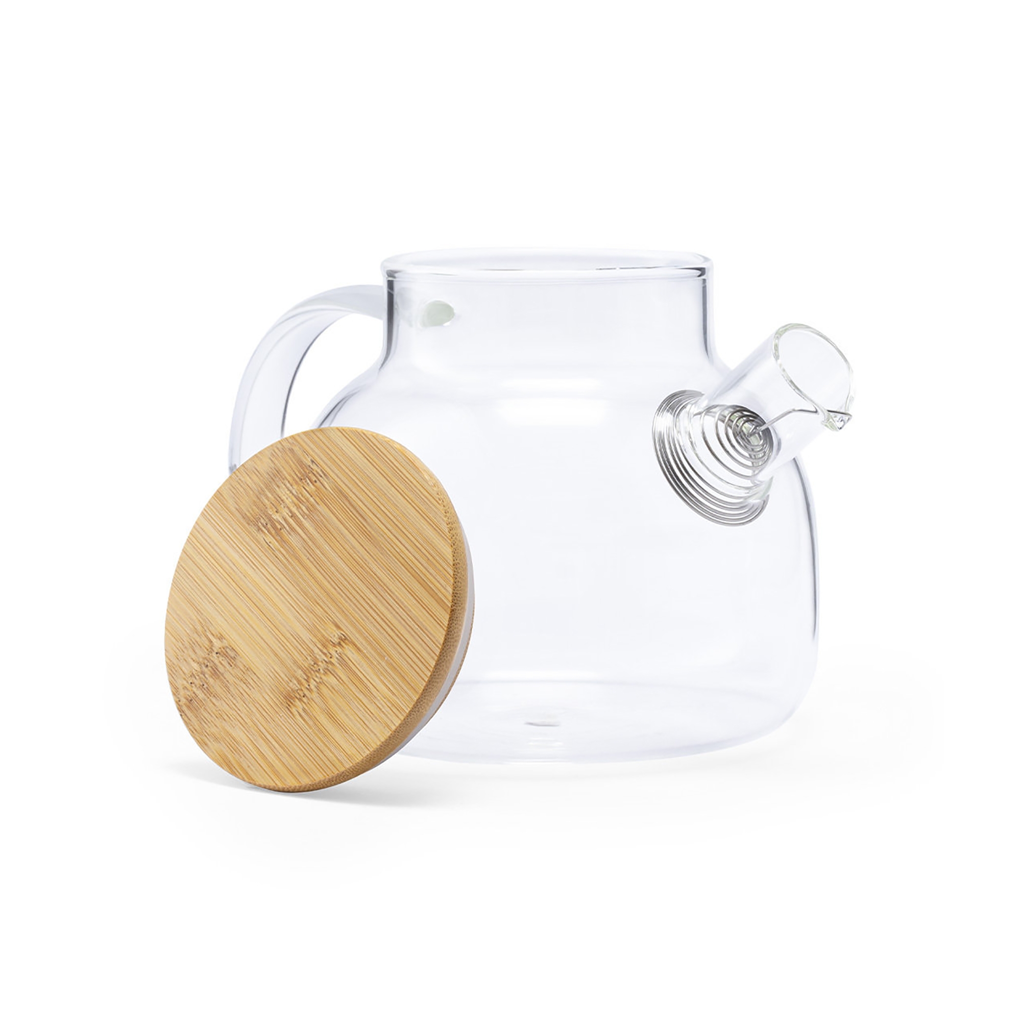 Заварочный чайник "Vital" 1000 мл , натуральный, боросиликатное стекло/бамбук