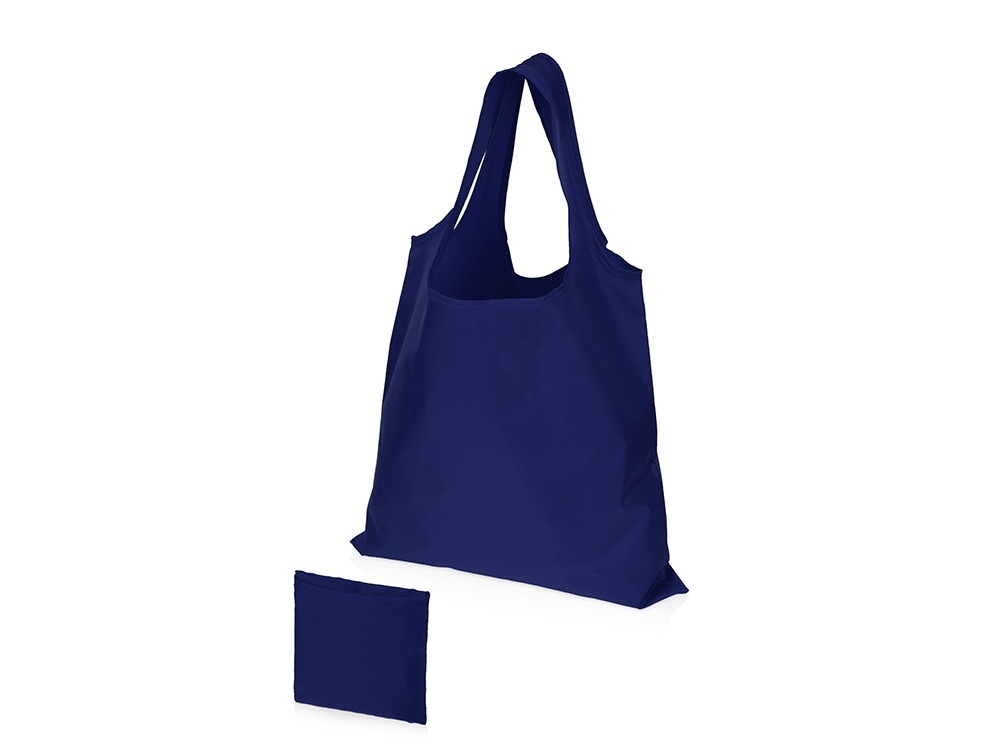 Складная сумка Reviver из переработанного пластика, синий, полиэстер