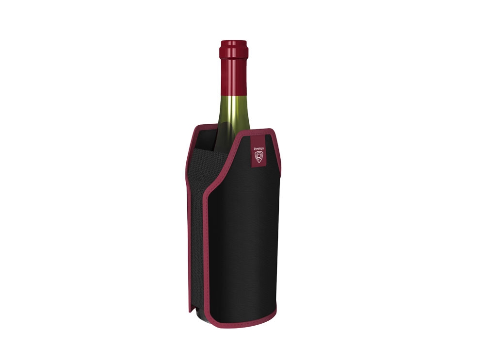 Набор для охлаждения вина «Prestigio», черный, серебристый, пластик, металл, нейлон