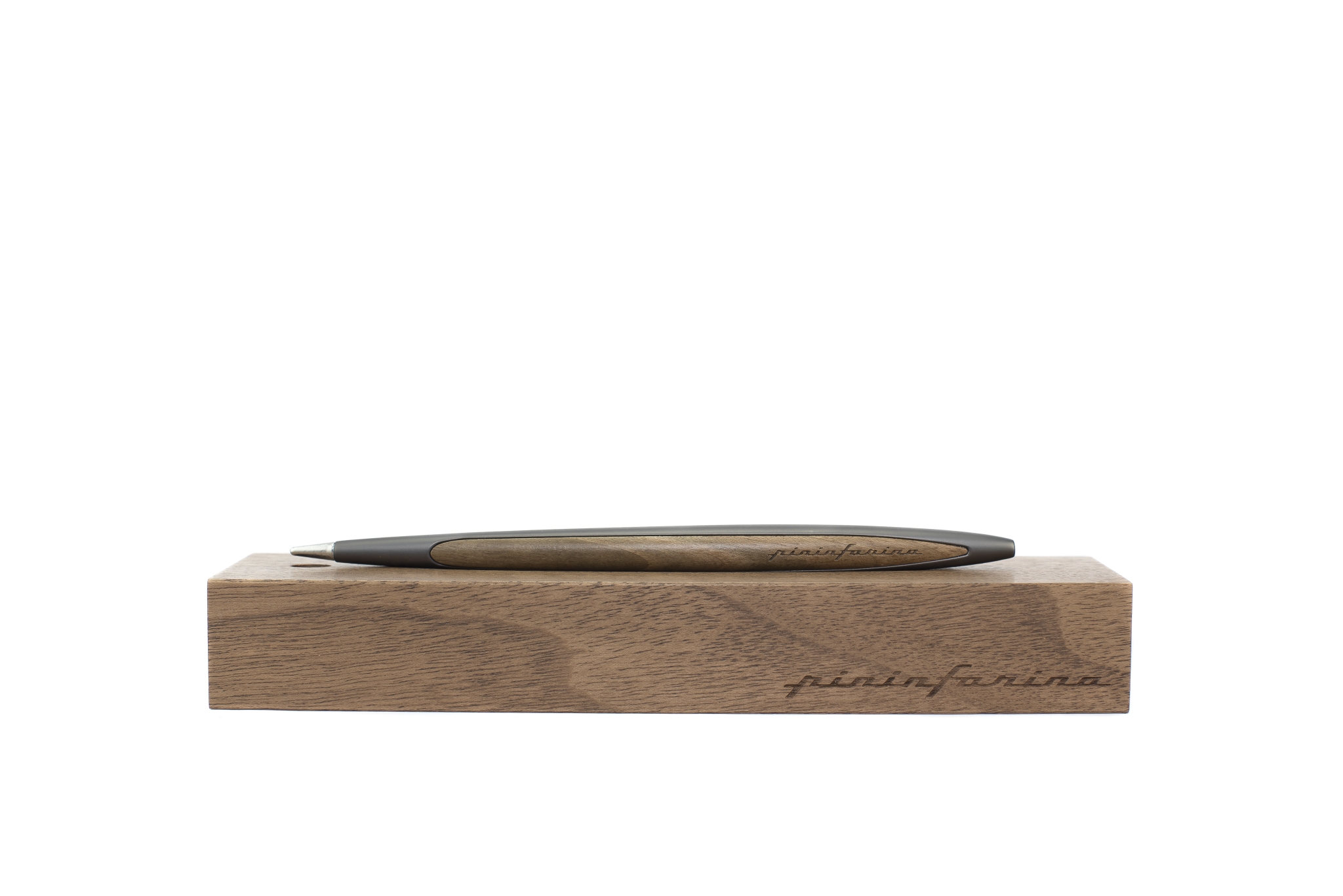 Вечная ручка Pininfarina Cambiano MATTE BLACK/WALNUT, черный, дерево грецкий орех, пишущий наконечник - сплав металлов ethergraf®