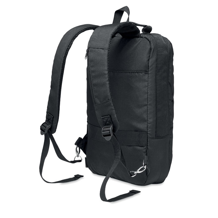 Рюкзак для ноутбука RPET 300D, черный, rpet