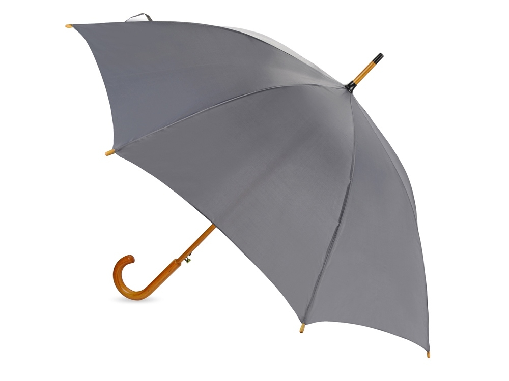 Зонт-трость «Радуга», серый, полиэстер