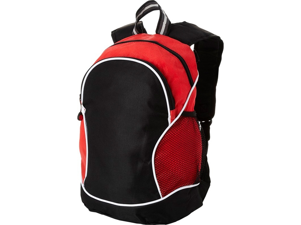 Рюкзак «Boomerang», черный, красный, полиэстер, полипропилен