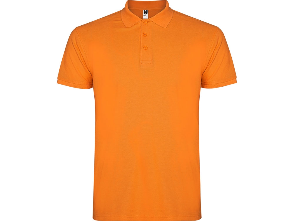 Рубашка поло «Star» мужская, оранжевый, хлопок