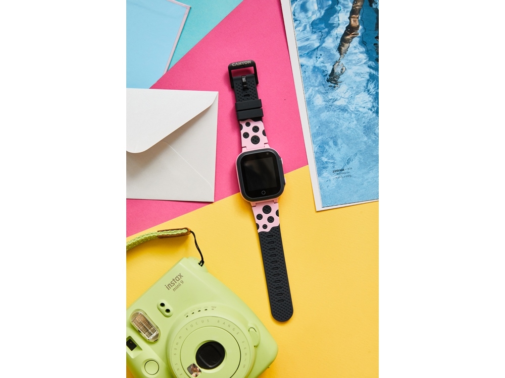 Детские часы «Sandy KW-34», серый, розовый, пластик, силикон