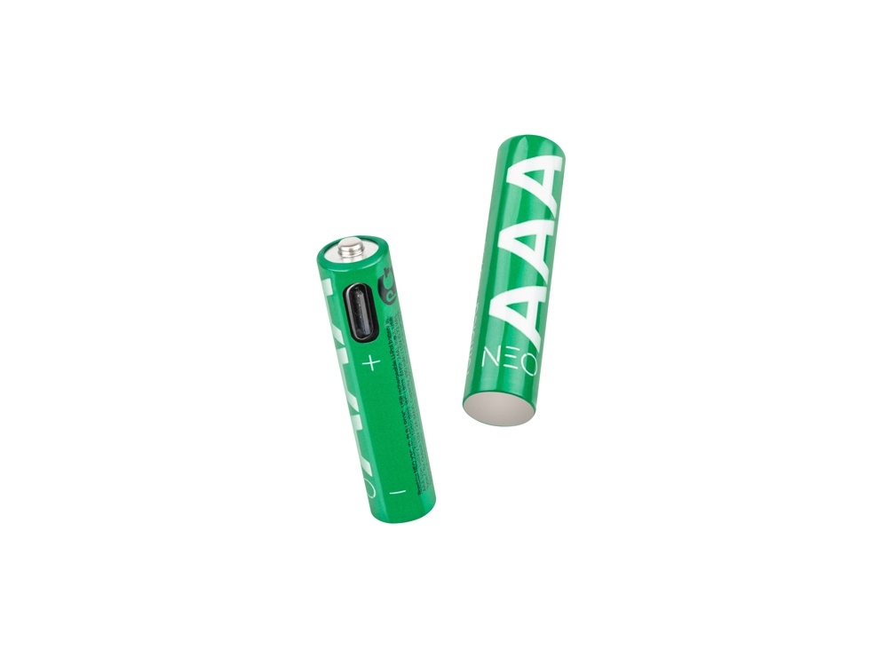  батарейки «NEO X3C», ААА с логотипом, цвет зеленый .