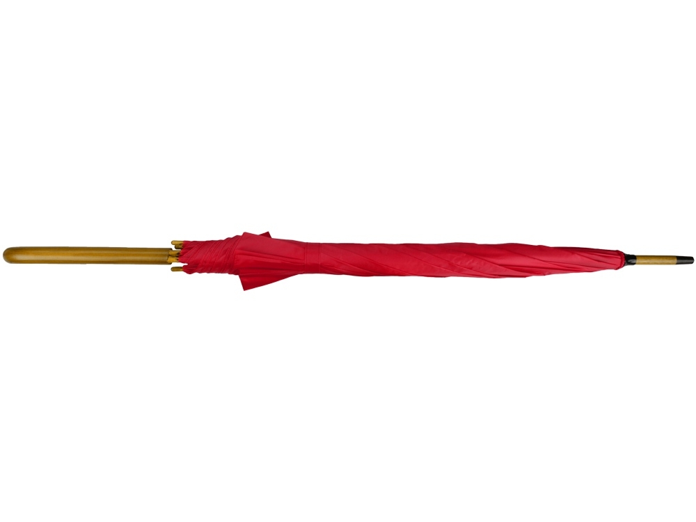 Зонт-трость «Радуга», красный, полиэстер
