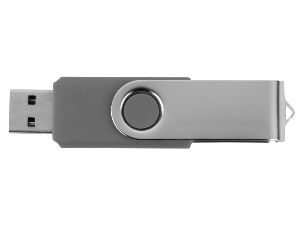 USB-флешка на 8 Гб «Квебек», серый, soft touch