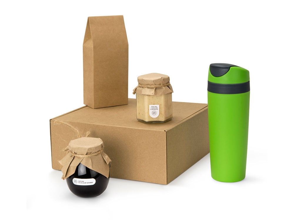 Подарочный набор «Tea Cup Superior Honey», коричневый, зеленый, пластик, картон