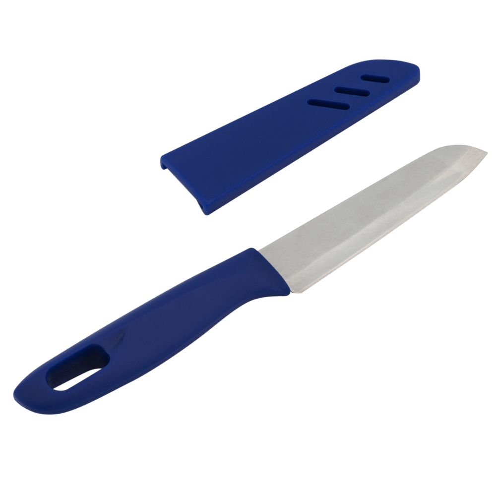 Нож кухонный Aztec, синий, синий, нержавеющая сталь; пластик