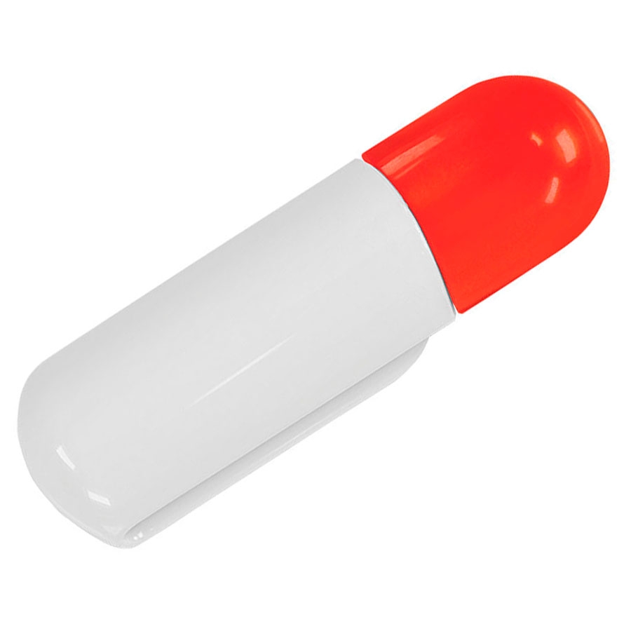 USB flash-карта "Alma" (8Гб), белый с красным, 6х2х1,5см, пластик, белый, красный, пластик
