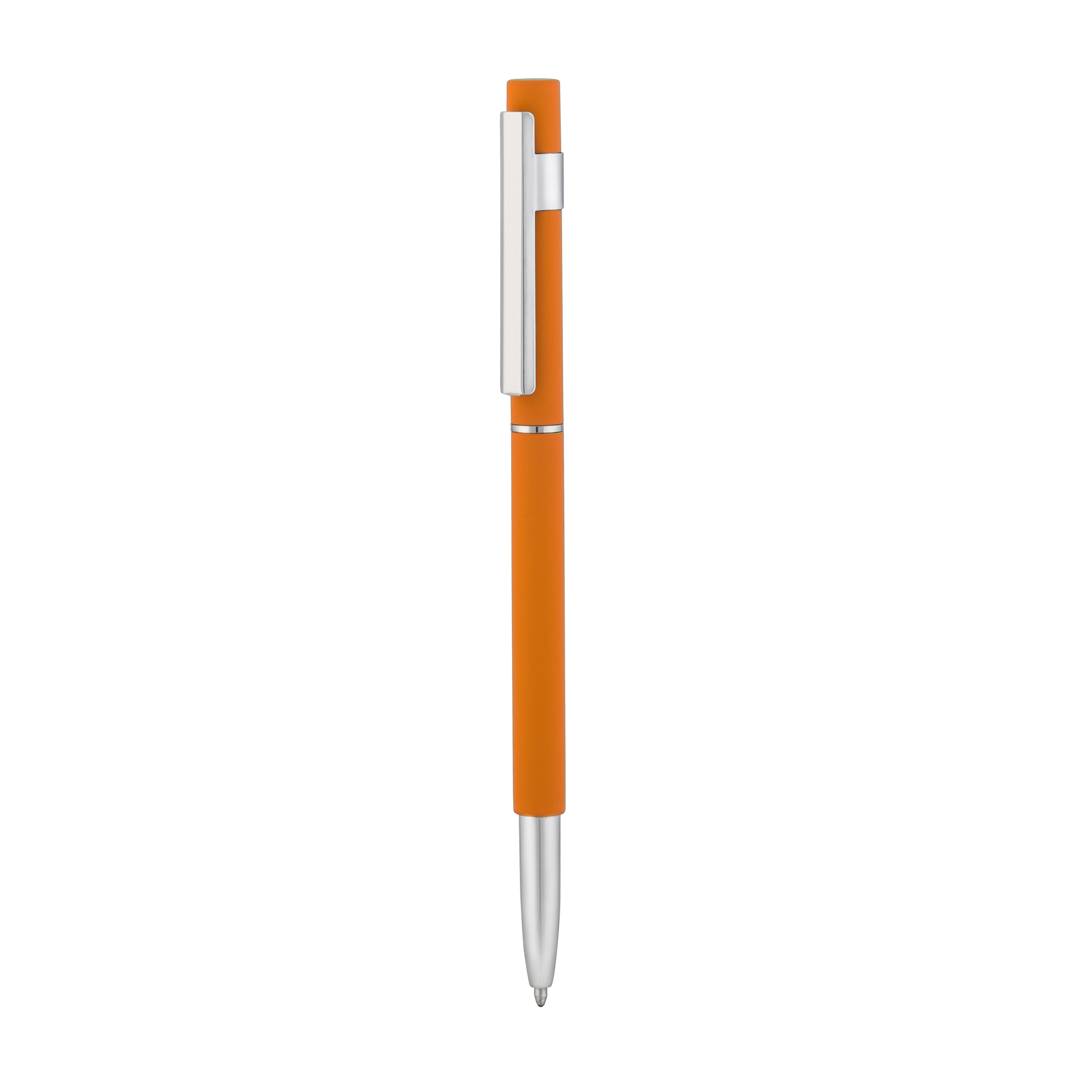 Ручка шариковая "Star", покрытие soft touch, оранжевый, металл в покрытии softtouch