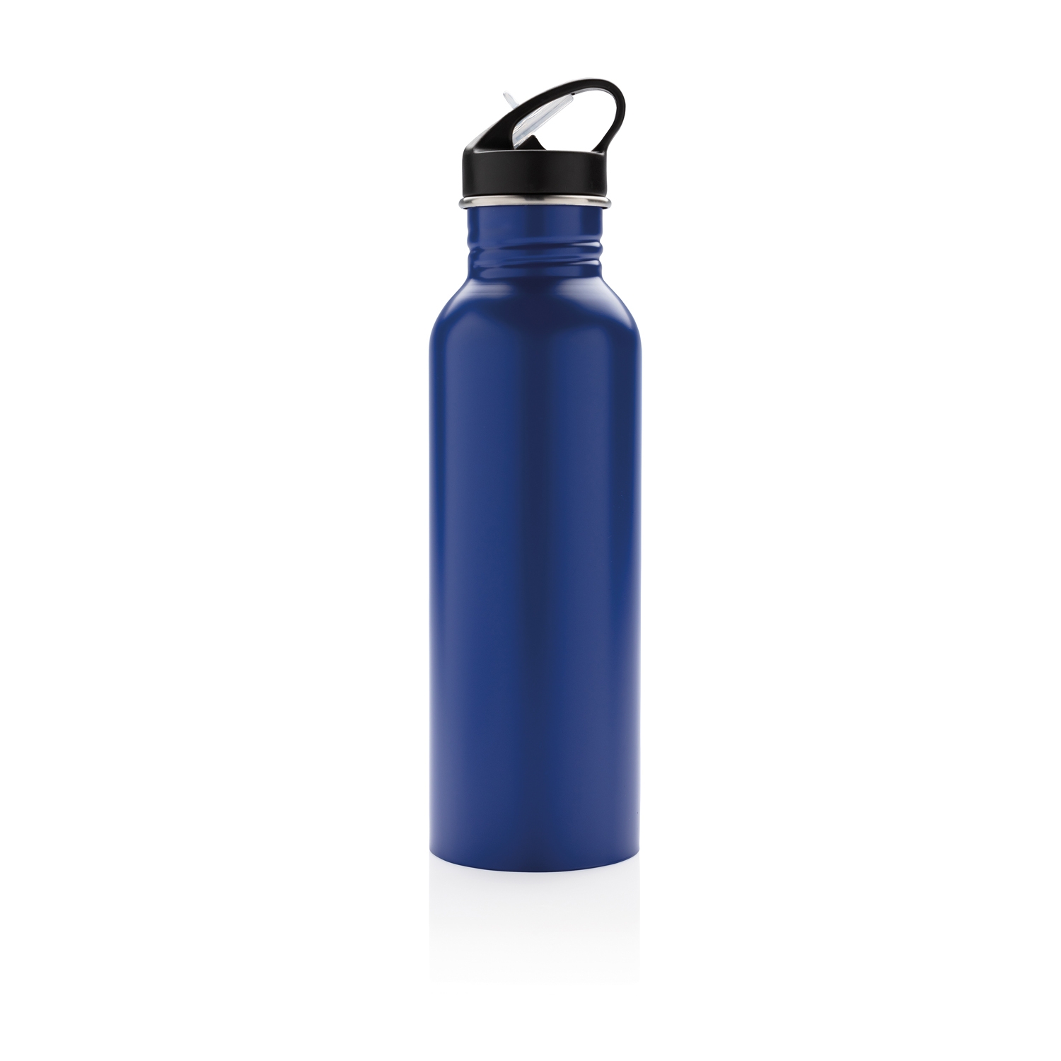Спортивная бутылка для воды Deluxe, синий, нержавеющая сталь