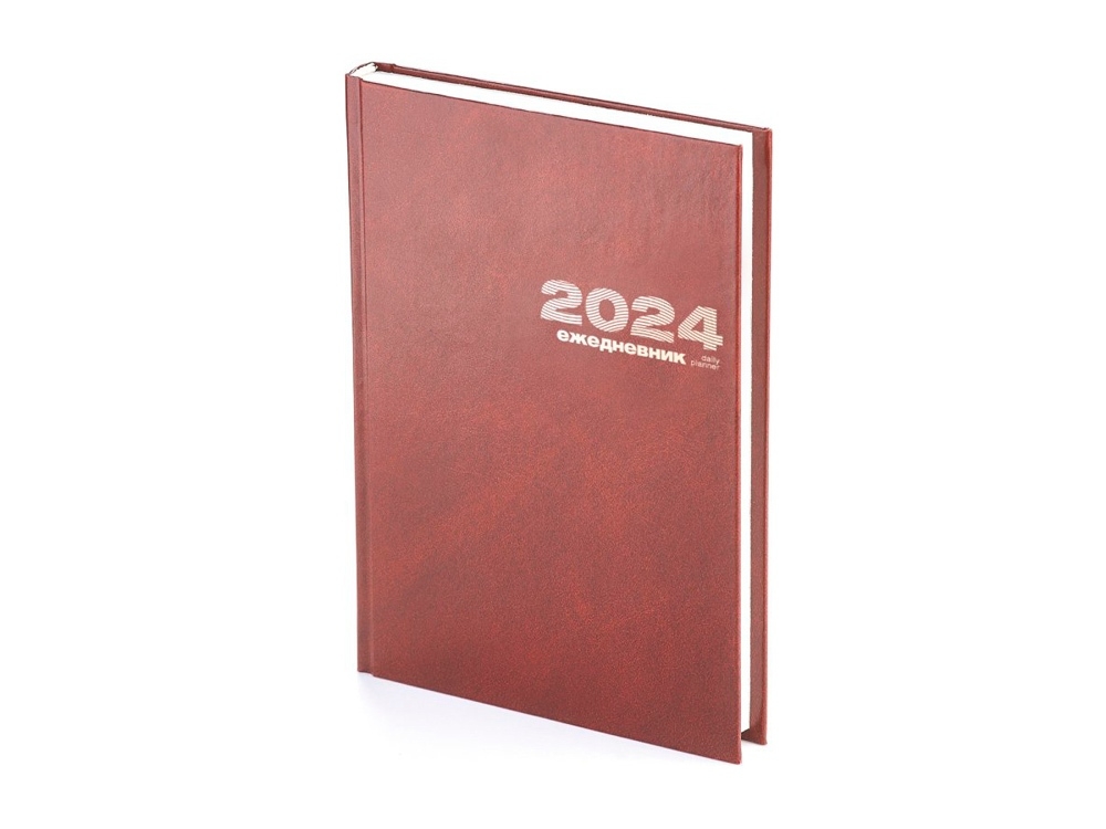 Ежедневник А5 датированный «Бумвинил» на 2025 год, коричневый, картон