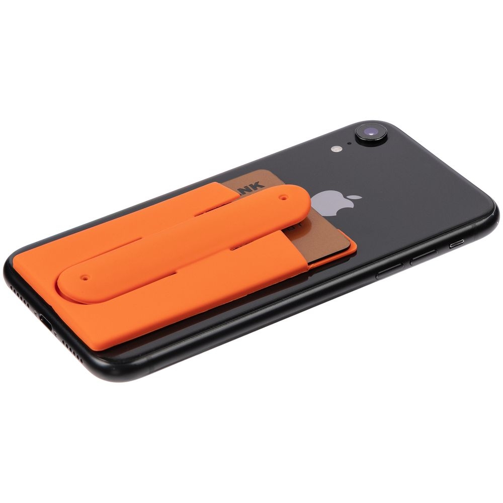 Чехол для карты на телефон Carver, оранжевый, оранжевый, силикон