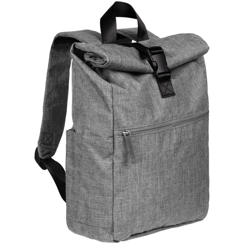 Рюкзак Packmate Roll, серый, серый, полиэстер