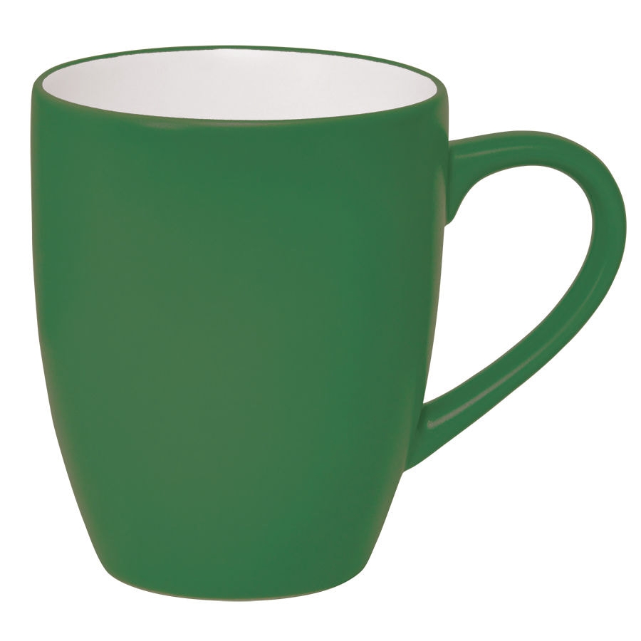 Кружка "Milar", зеленый, 350мл, фарфор, зеленый, фарфор