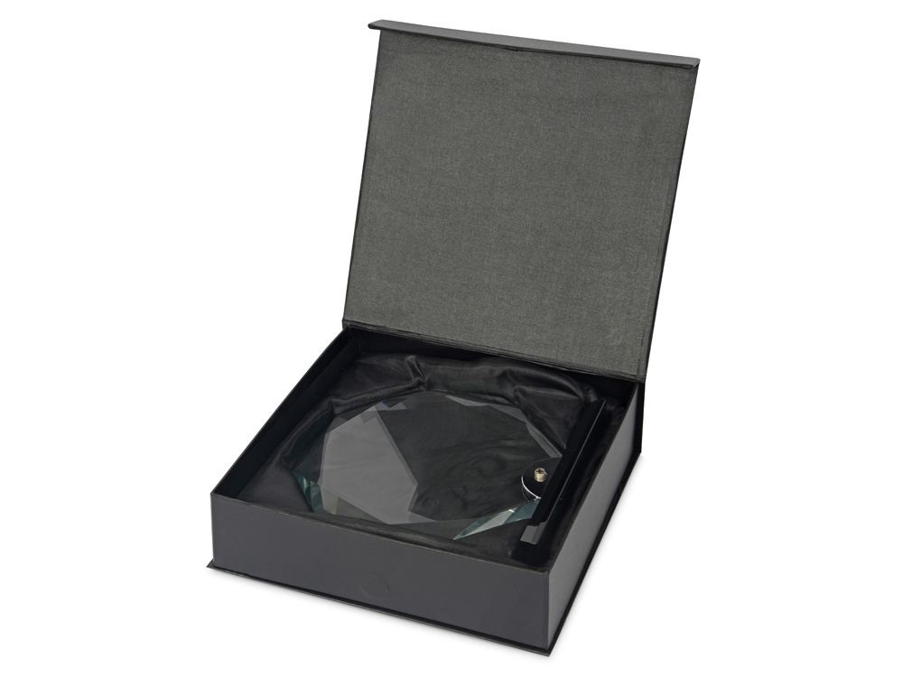Награда «Diamond», серый, прозрачный, металл, стекло