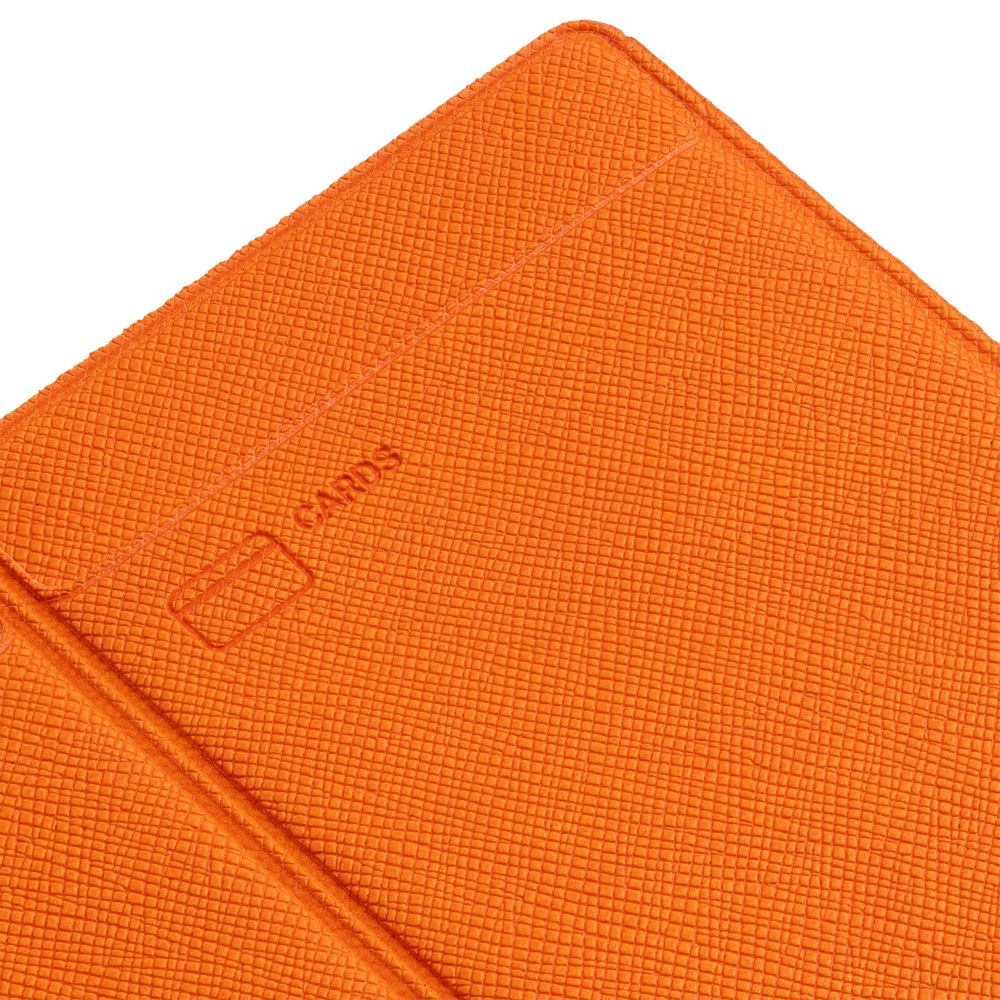 Обложка для автодокументов Devon Light, оранжевая, оранжевый, кожзам