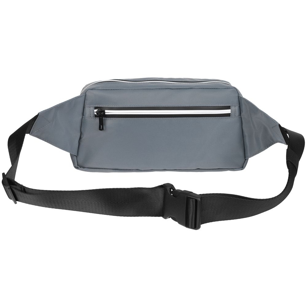 Поясная сумка Tabby, серая, серый, материал верха - полиэстер, 290d, с водоотталкивающей пропиткой; твил