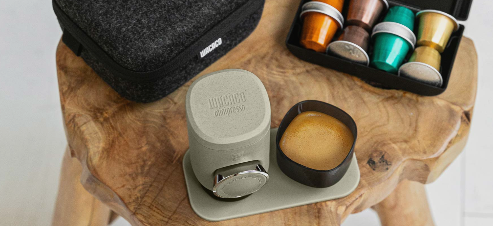 Ручная капсульная мини-кофемашина WACACO Minipresso NS2
